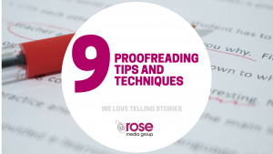 9 proofreading tips and techniques