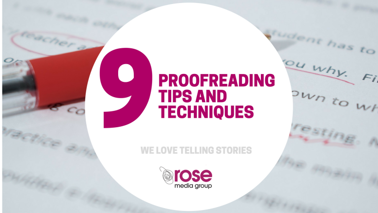 9 proofreading tips and techniques