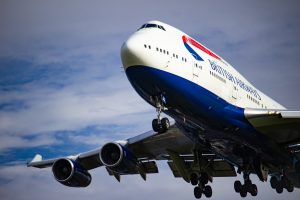 Boeing Jumbo Jet at London Heathrow