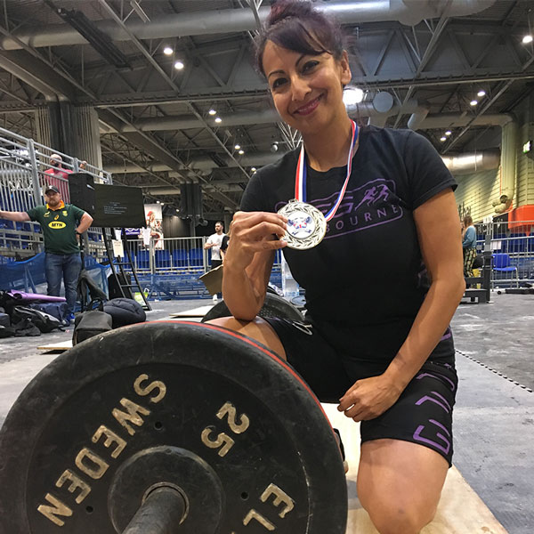 Aneela Rose Weightlifting Champion