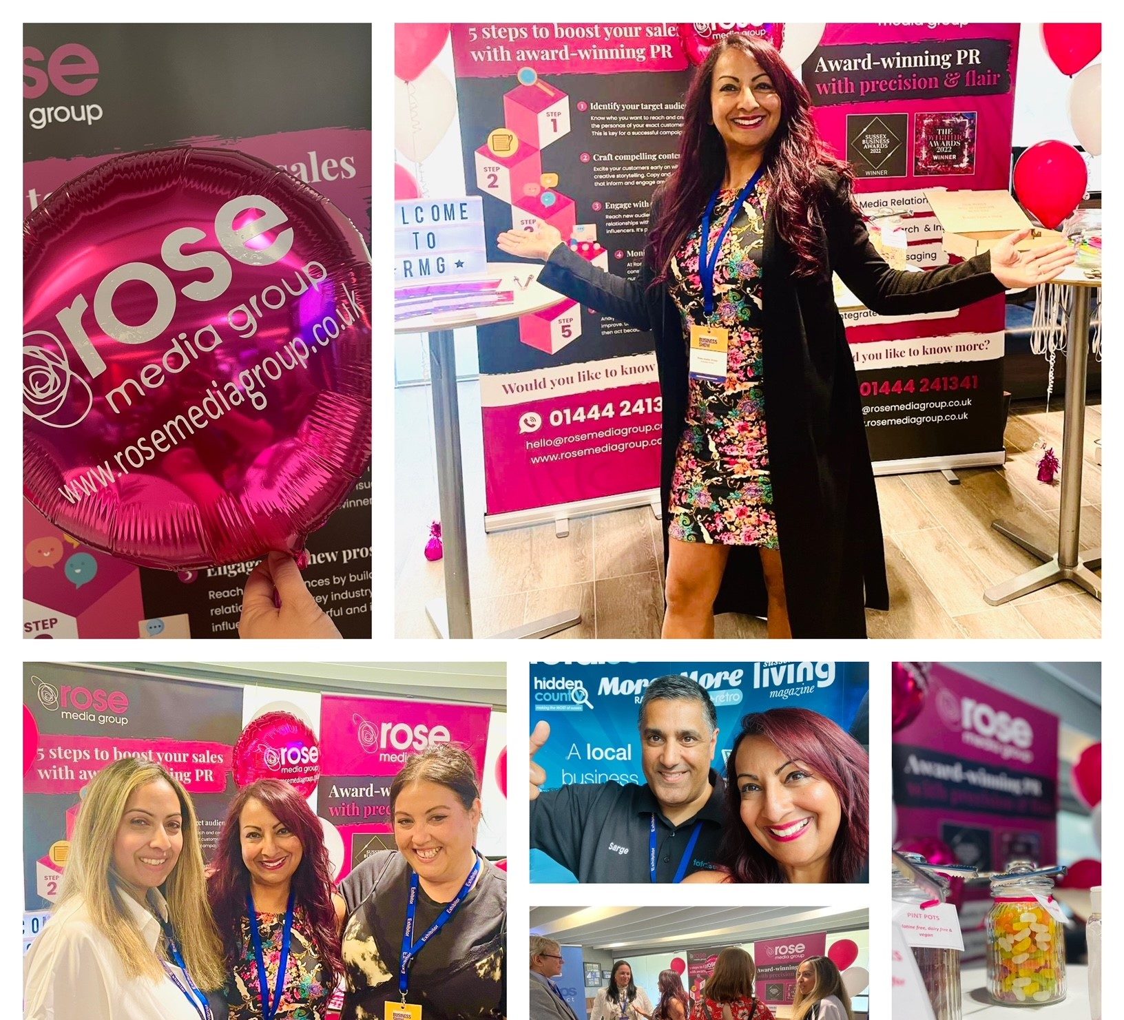 Rose Media exhibit at Brighton & Hove Business Show - Rose Media Group