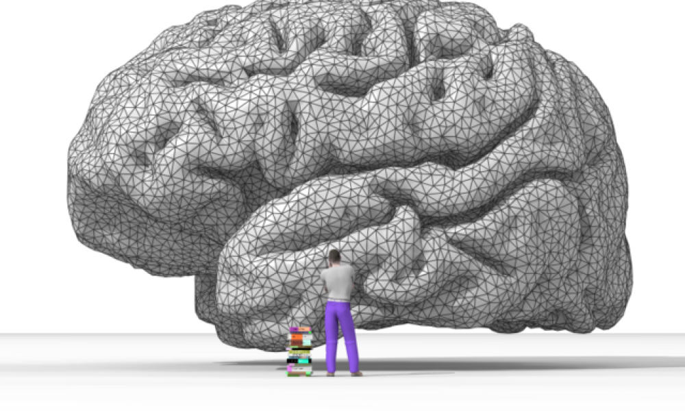 A brain representing artificial intelligence